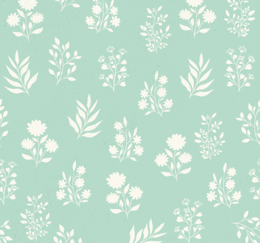 Små blommor mönster Äktenskap tapet - Tenstickers