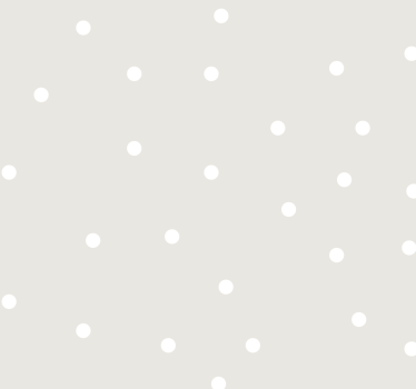 Beige färg med vita prickar Bebis tapet - Tenstickers