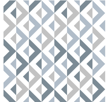 Textil effekt geometriska tapeter - Tenstickers