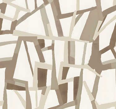 Beige nordisk stil abstrakt tapet - Tenstickers