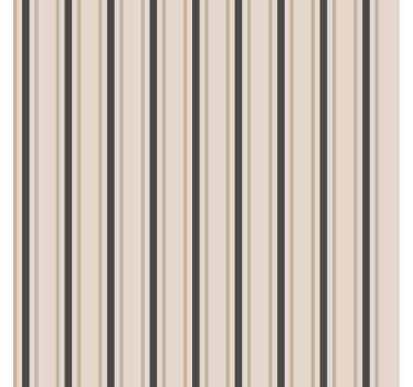 Svarta och beige färger Tapet vertikala - Tenstickers