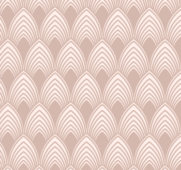 Vintage geometrisk design Rosa tapet - Tenstickers