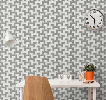 3d-kubmönster tapet geometriska former - Tenstickers