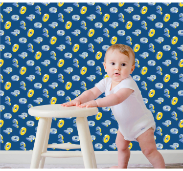 3d siffror sovrum tapet - Tenstickers