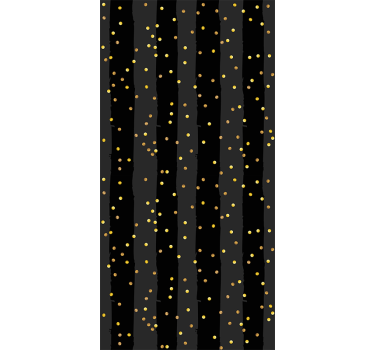 Svart och guld ränder mönster tapeter - Tenstickers