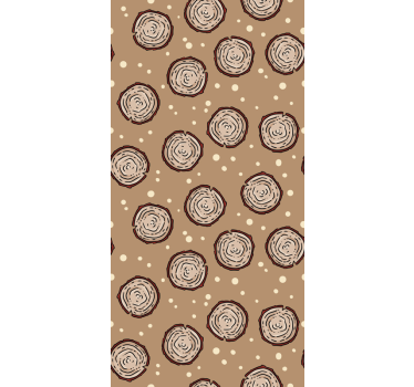 Skog kontur texturerat tapeter - Tenstickers