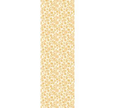 Blommig flock paisley sovrum tapeter - Tenstickers