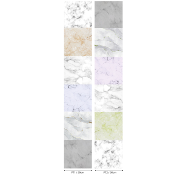 Vit marmor effekt textur marmor effekt tapet - Tenstickers