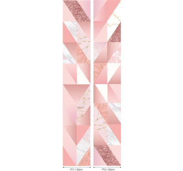 Rosa marmor textur marmor effekt tapet - Tenstickers