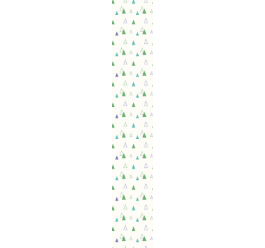 Grön mönstrad design Tapet trianglar - Tenstickers