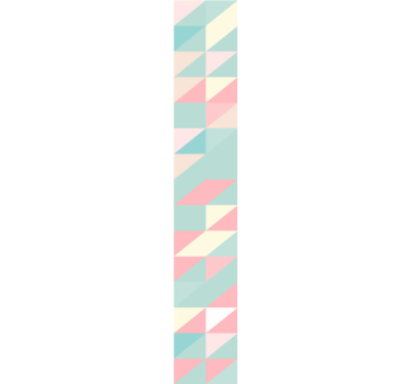 Geometrisk triangel tapet - Tenstickers