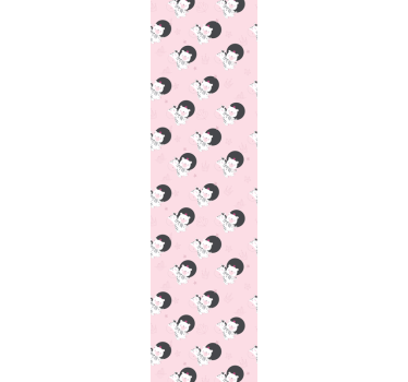 Baby zebra motiv barn tapet - Tenstickers