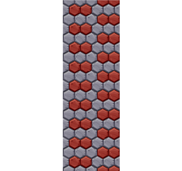 Sexkantig harmoni tapet geometriska former - Tenstickers