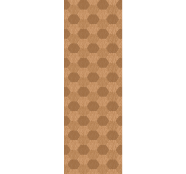 Hexagon trä textur tapet - Tenstickers