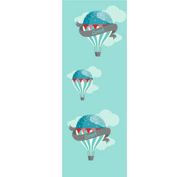 Ballong mjuka färger sovrum tapet - Tenstickers