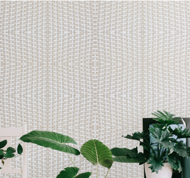Tapet texturer och mönster woven white mönster - Tenstickers