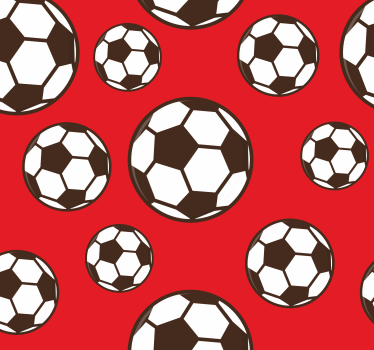 Fotbollsmönsterspel barn tapet - Tenstickers