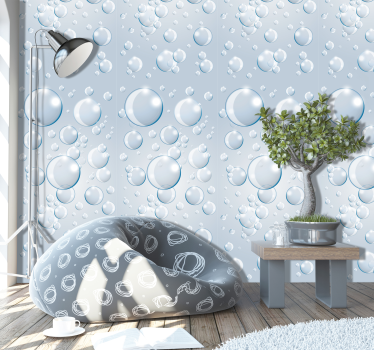 Bubbeldans 3d tapet - Tenstickers