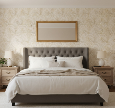 Äktenskap tapet damask vintage mönster - Tenstickers
