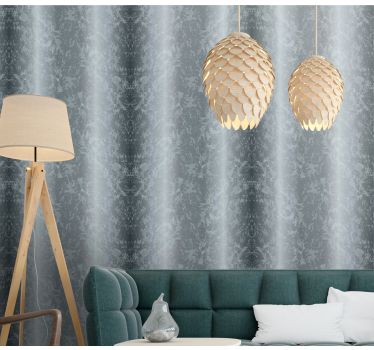 Borstad metalleffekt tapet - Tenstickers