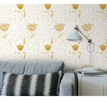 Botaniska vilda blommor natur tapeter - Tenstickers