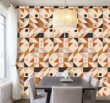 Brun tapet modern tapet - Tenstickers