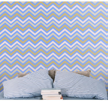 Chevron mönster tapet geometriska former - Tenstickers