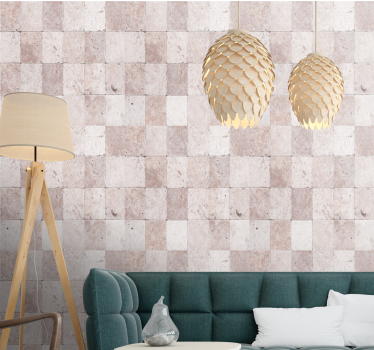 Elegant strukturerad yta Tapet marmor - Tenstickers