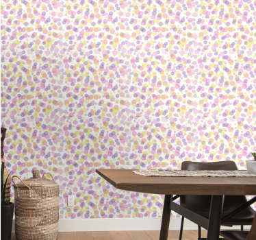 Flerfärgad polka Tapet cirklar, prickar och polka dots - Tenstickers