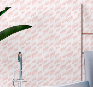 Geometrisk fiskfjäll Tapet fyrkanter - Tenstickers