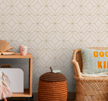 Geometriska former samling barn tapet - Tenstickers