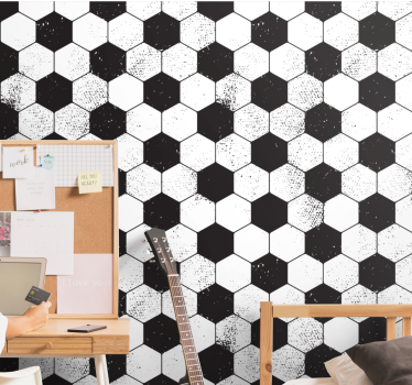 Grunge smutsig fotboll design barn tapeter - Tenstickers
