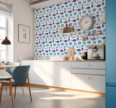 Köksredskap kök tapeter - Tenstickers