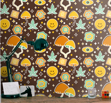 Barn tapet med leende motiv - Tenstickers