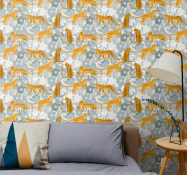 Leopard motiv Dyr tapet - Tenstickers