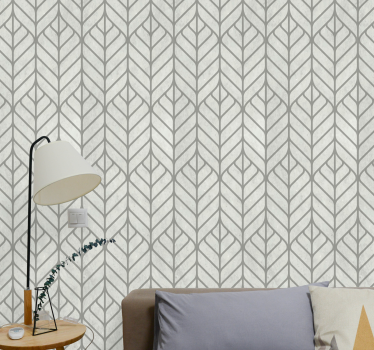 Lummig geometrisk design fondtapet vardagsrum - Tenstickers