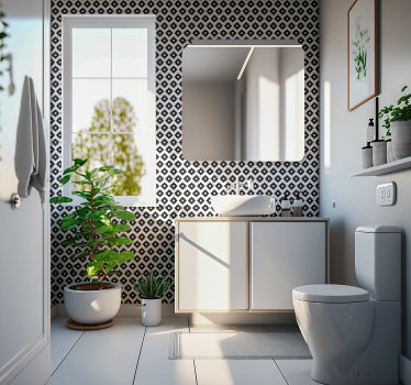 Modern stil badrum tapeter - Tenstickers