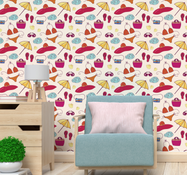 Barn tapet med lekfulla detaljer - Tenstickers