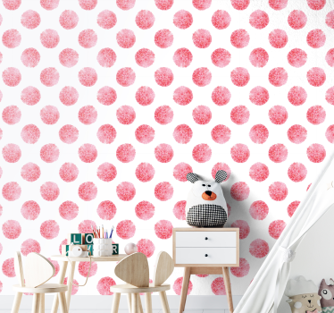 Prickig konsistens Tapet cirklar, prickar och polka dots - Tenstickers