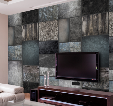 Sten moln texturerat tapet - Tenstickers