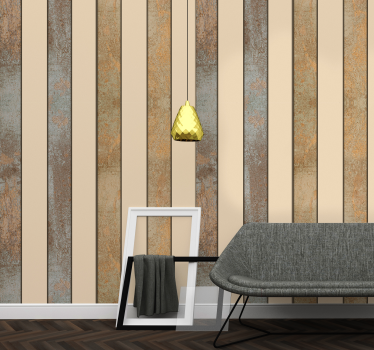 Styling av betongstrukturerad tapet - Tenstickers