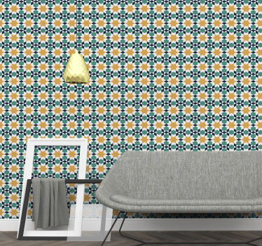 Tapet marockanska ornament stjärna - Tenstickers
