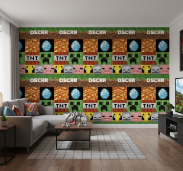 Tapet texturer och mönster gaming geometriskt mönster - Tenstickers
