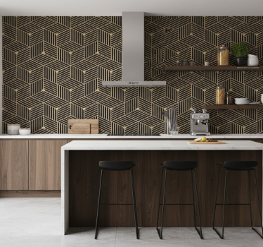 Tapet texturer och mönster geometriskt linjärt mönster - Tenstickers