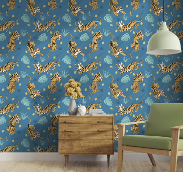 Tiger natur tapeter - Tenstickers