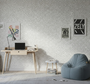 Ungdom tapeter geometrisk vävd - Tenstickers