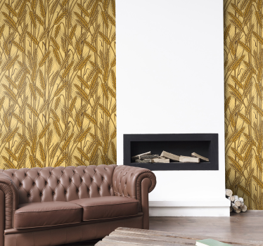 Vintage landsbygden texturerat tapet - Tenstickers
